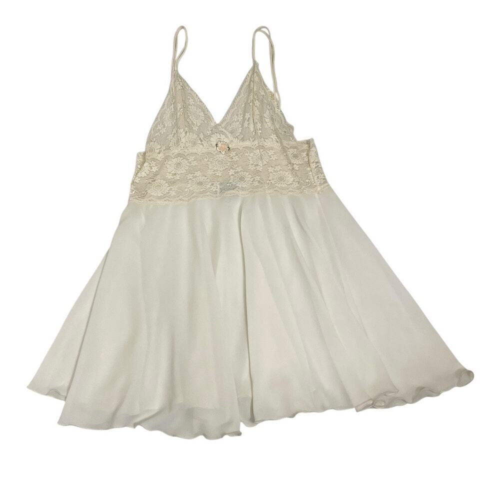 Vintage Kayla lace feminine babydoll lingerie nightgown size XL - Picture 2 of 14